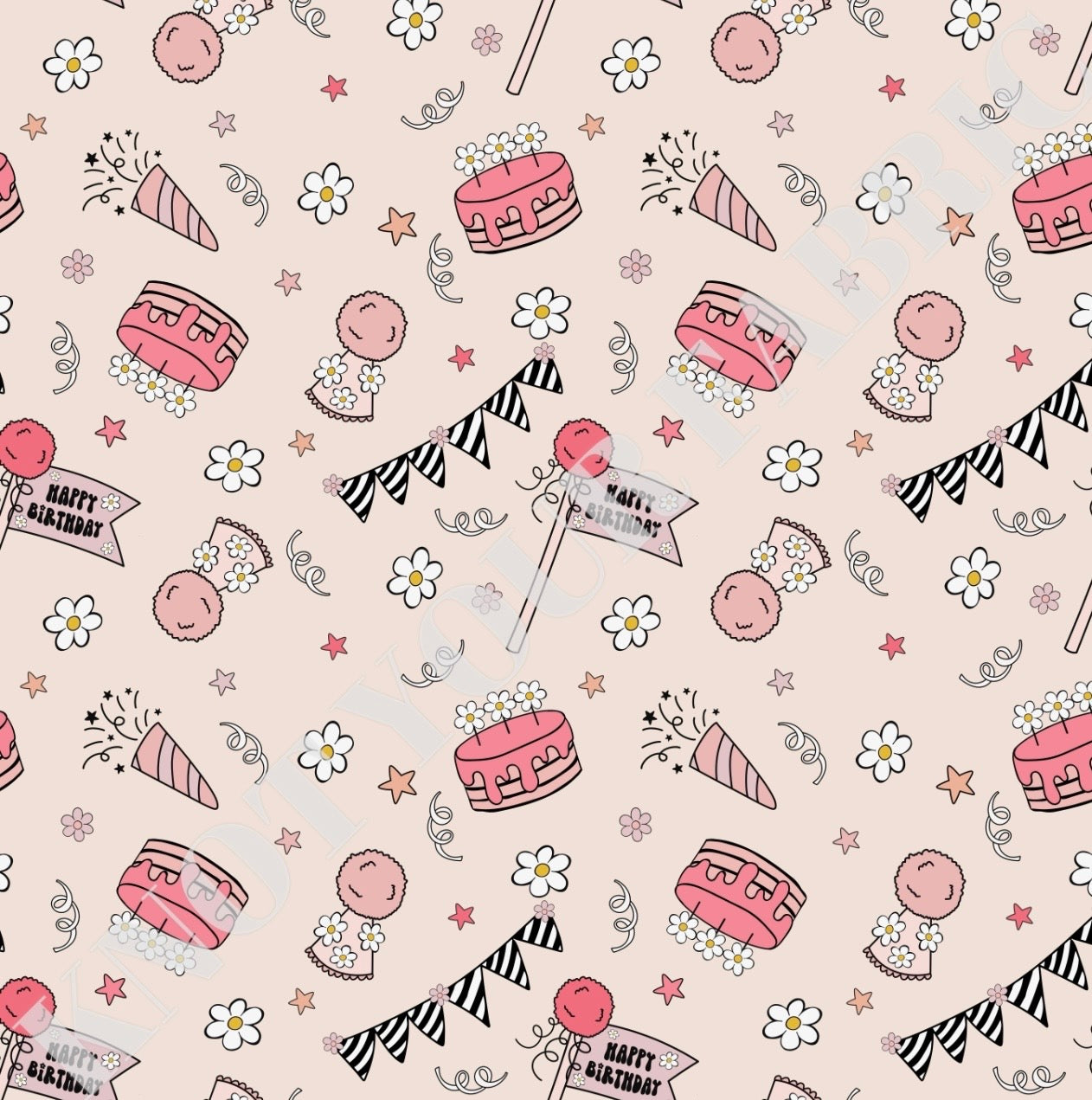PRE-ORDER Girly Preppy Birthday