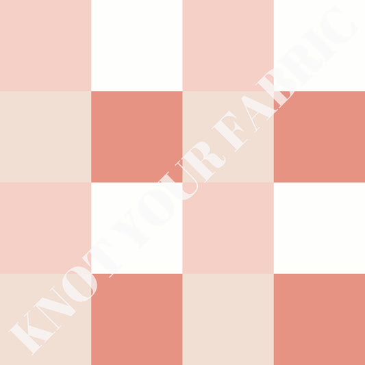 PRE-ORDER Pink Beige Checkered