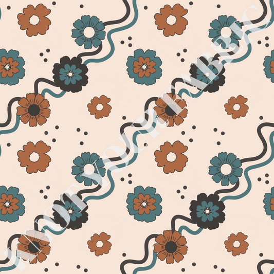 PRE-ORDER Fall Wavy Floral