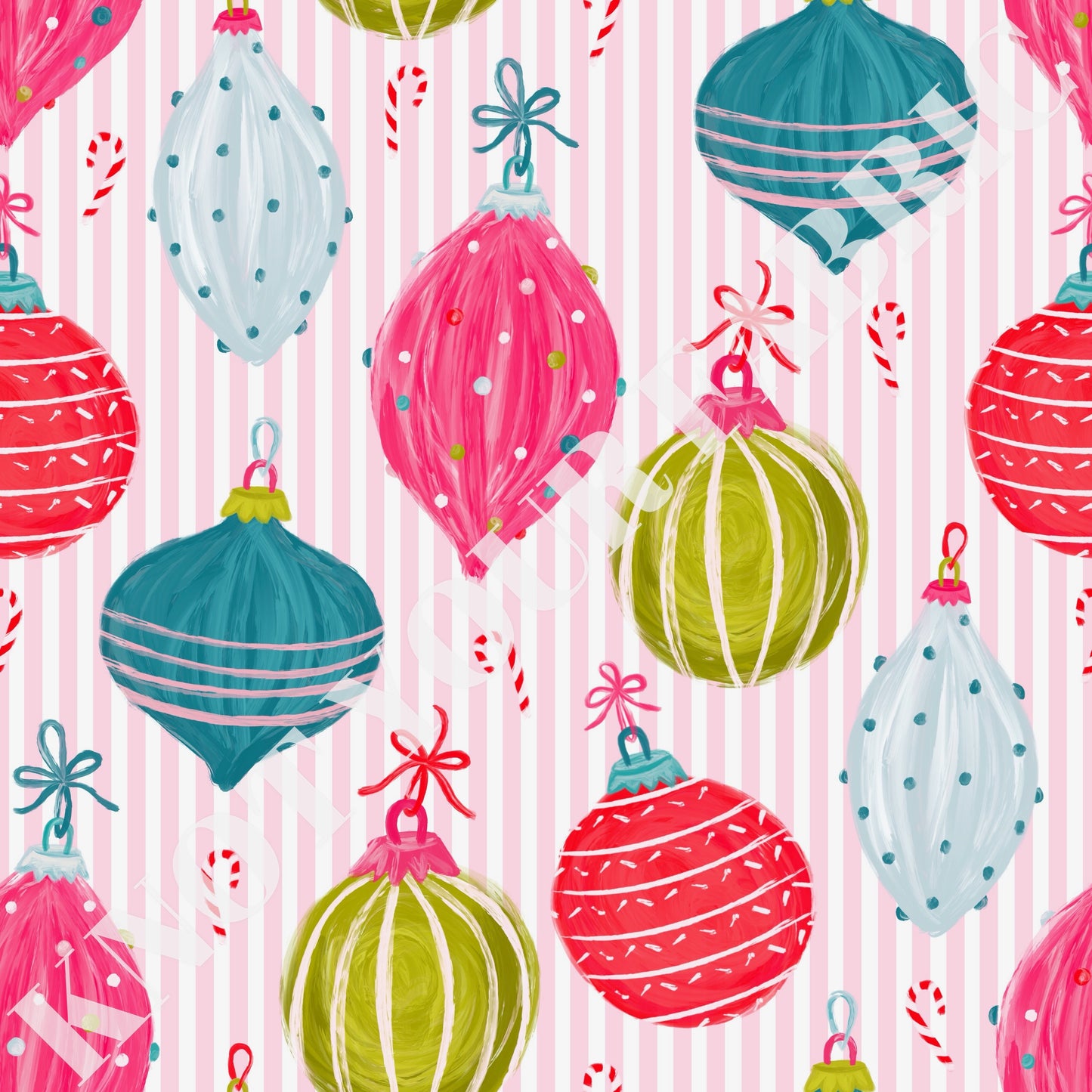 PRE-ORDER Bright Ornament Stripes