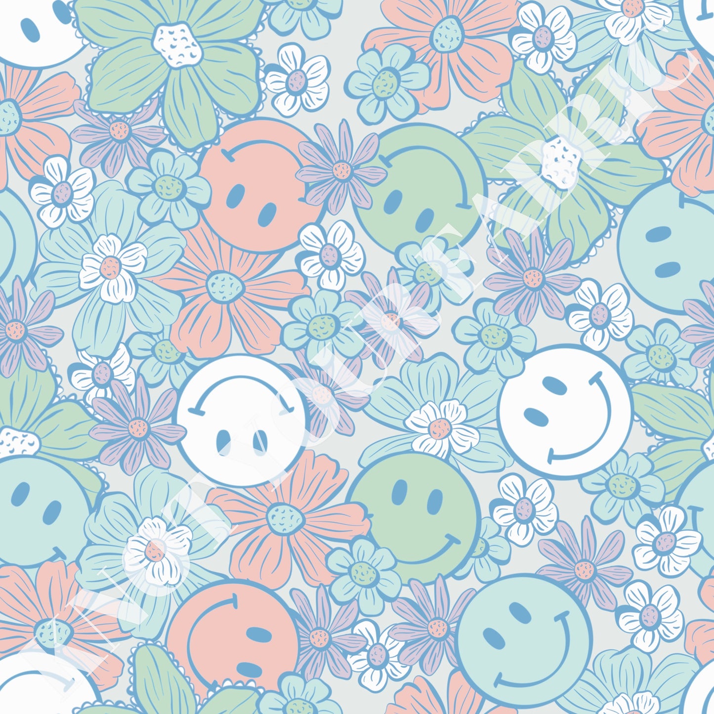 PRE-ORDER Light Pastel Florals and Smiles