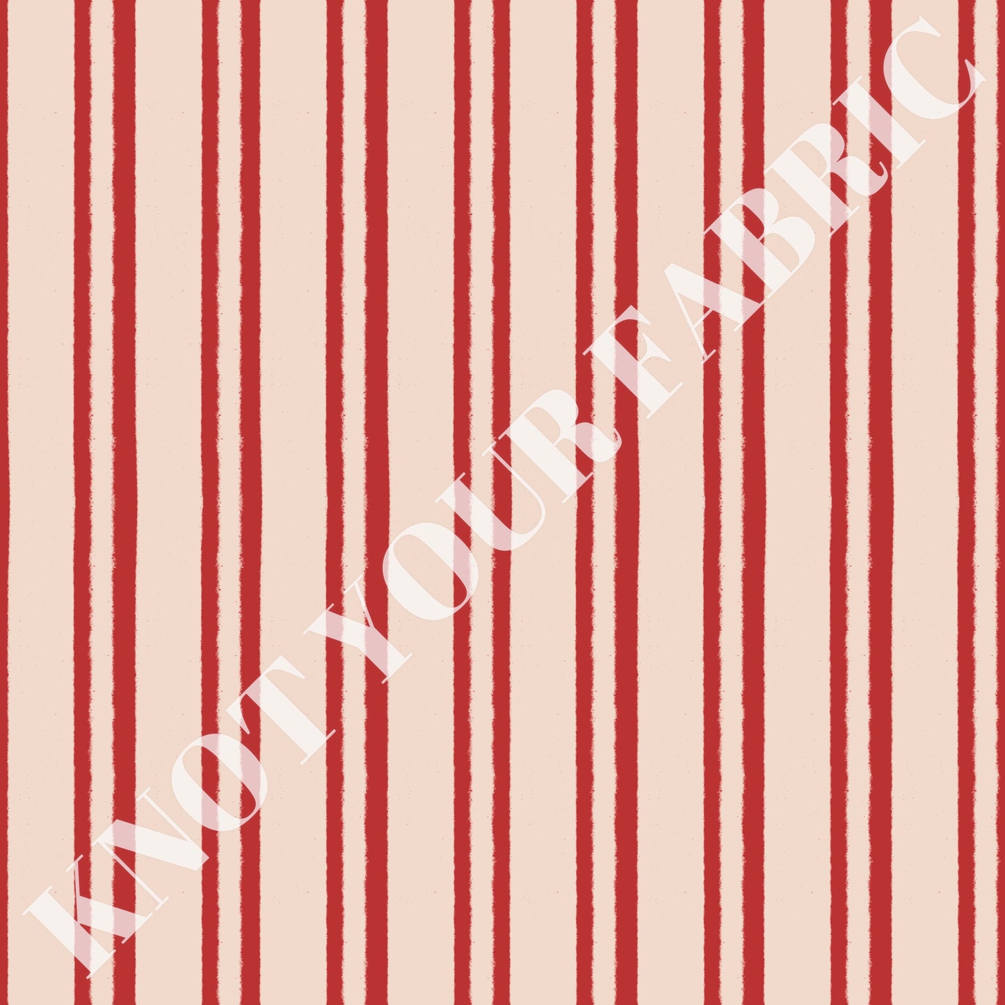 PRE-ORDER Cream Red Stripes