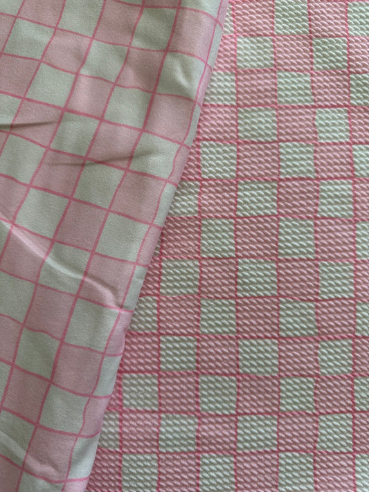 Pink Groovy Checks