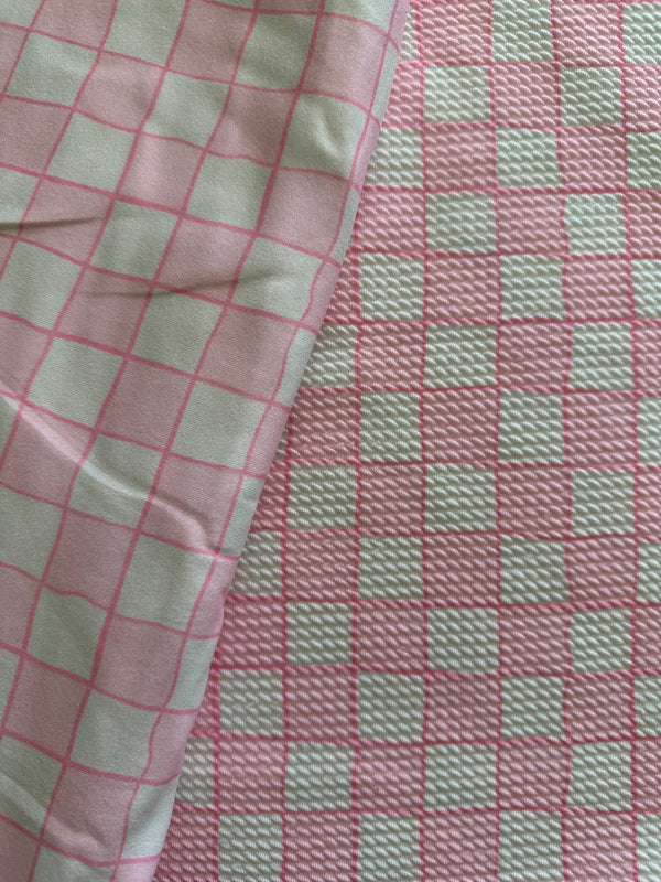 Pink Groovy Checks