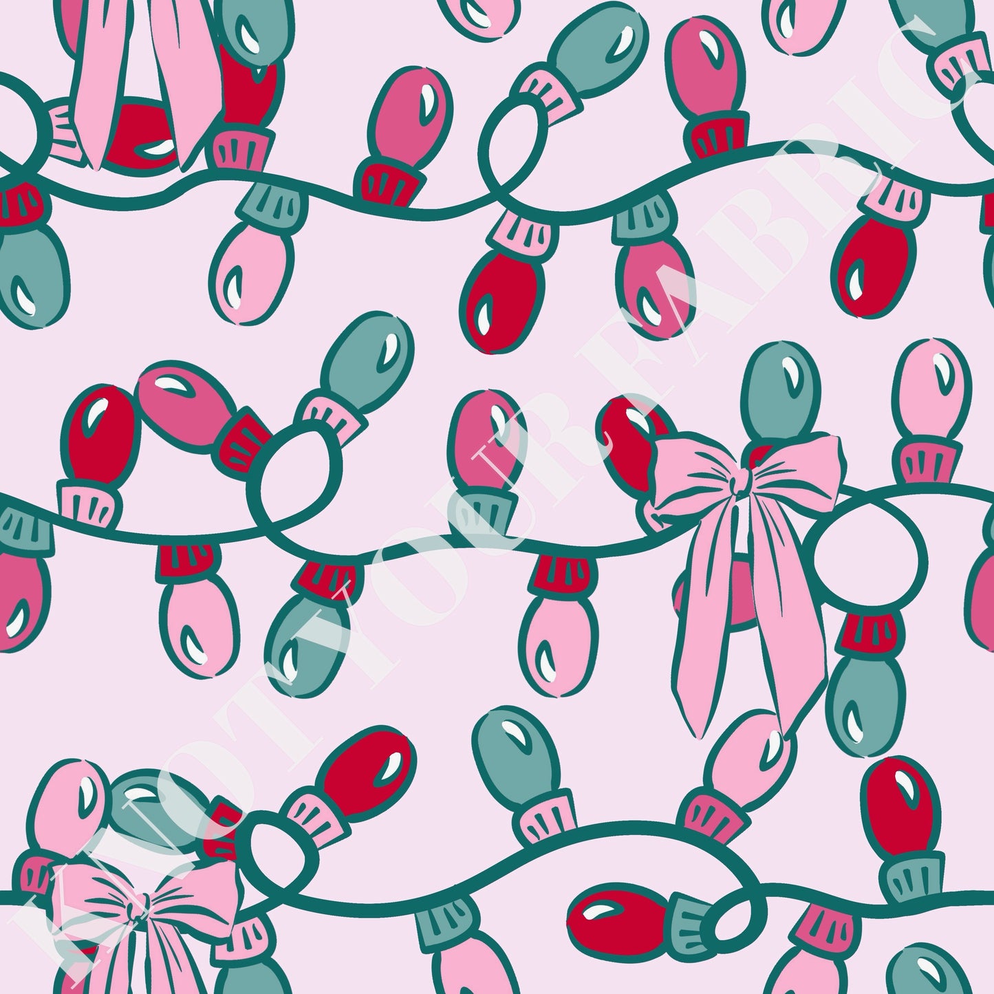 PRE-ORDER Christmas Lights and Bows