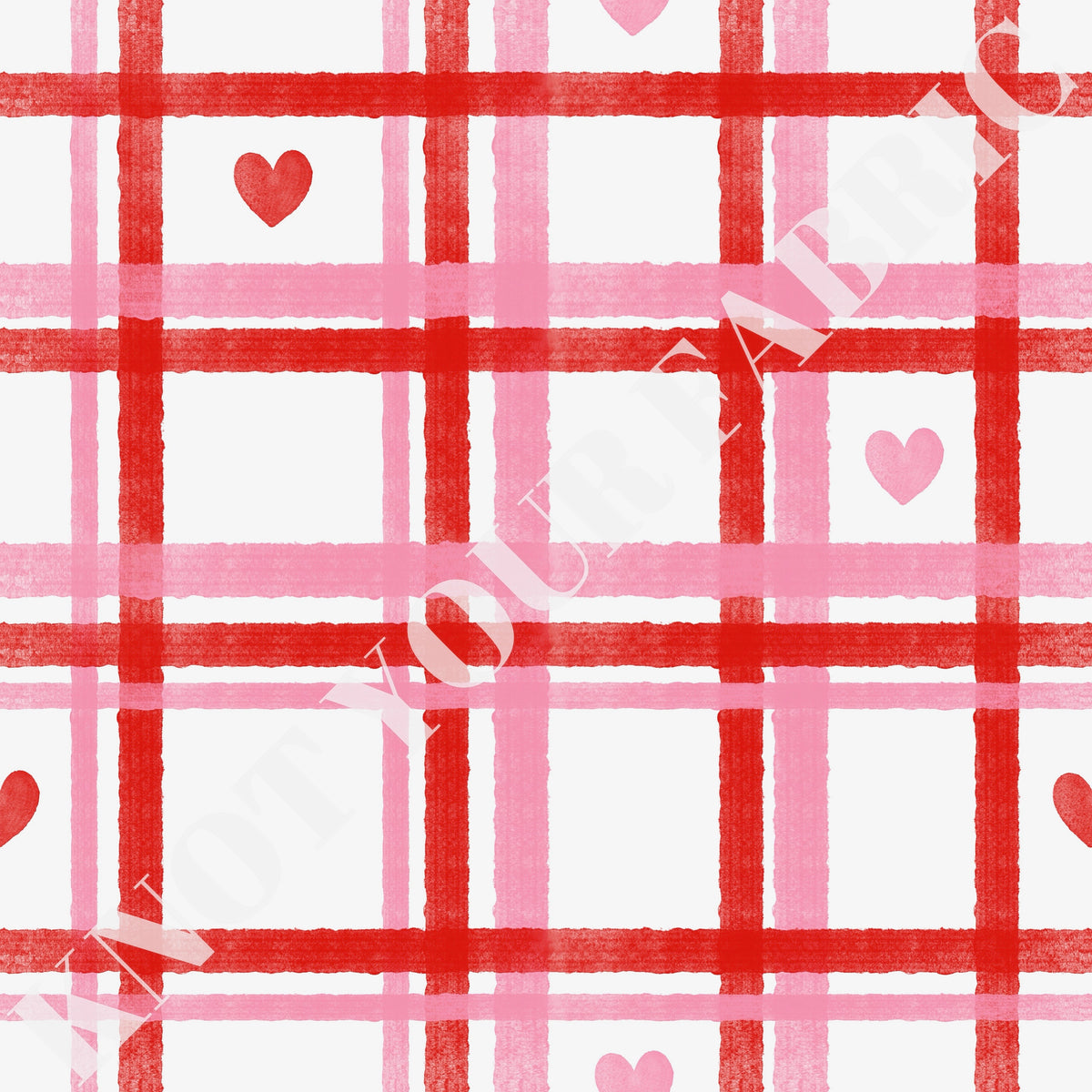 PRE-ORDER Hearts and Pink/Red Gingham