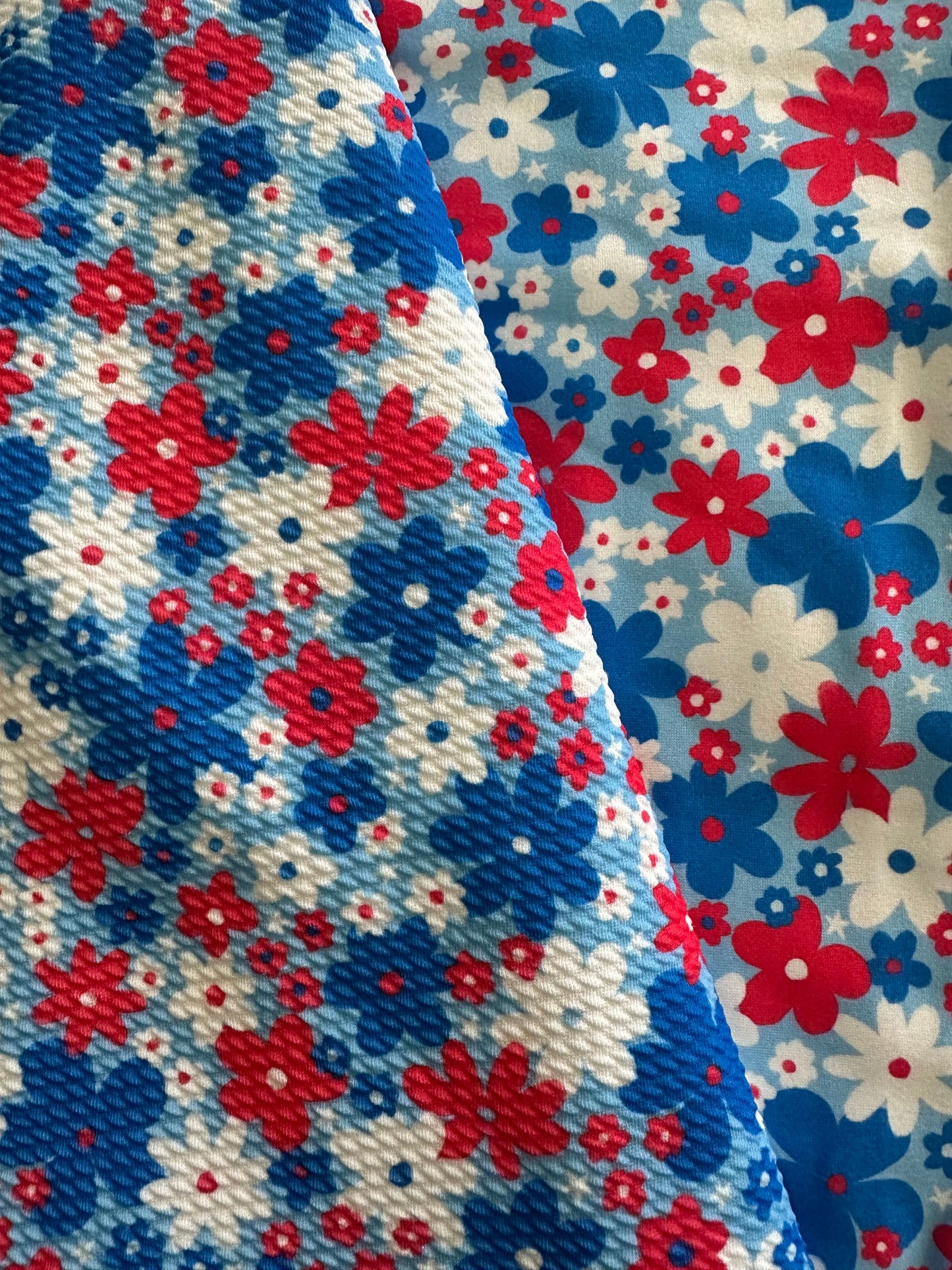 Red, White & Blue Flowers