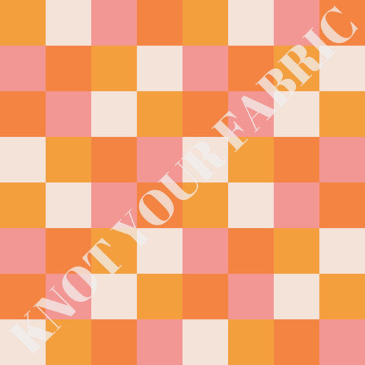 PRE-ORDER Orange Checkered