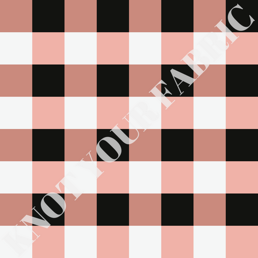 PRE-ORDER Pink Black Checkered