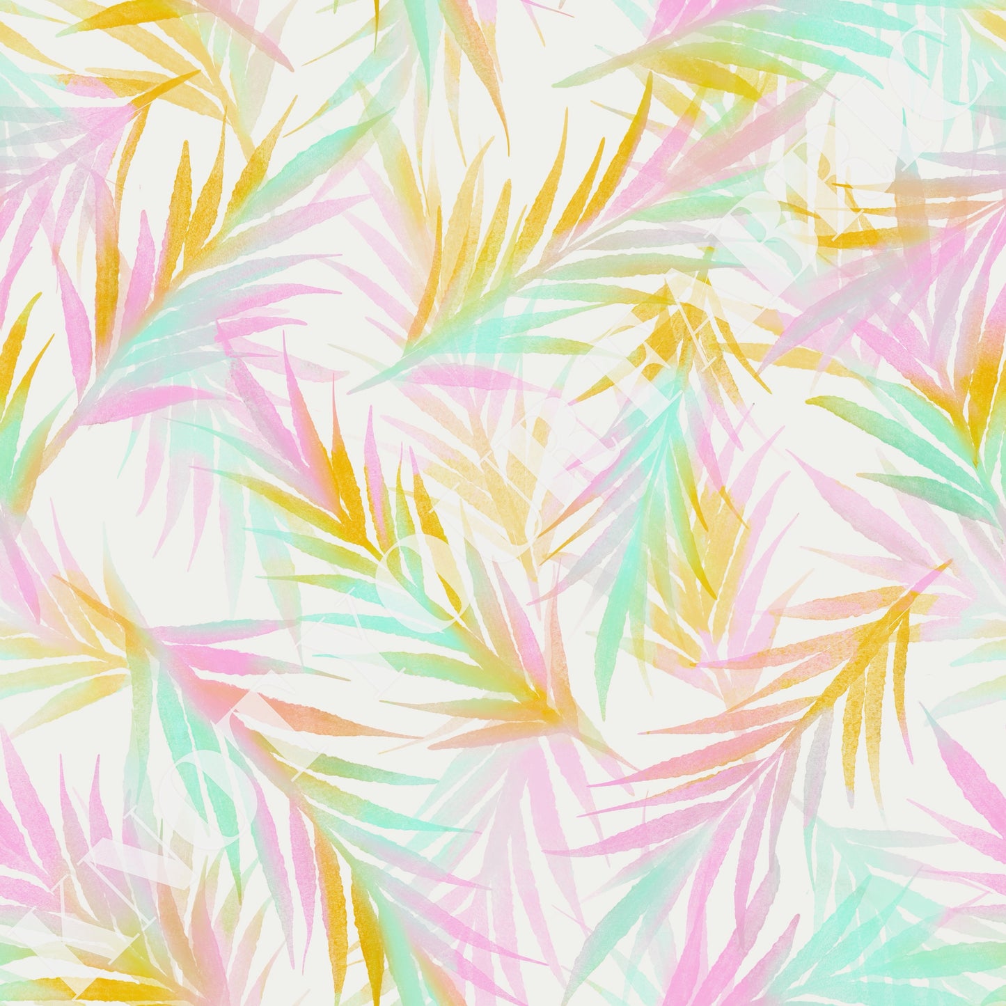 PRE-ORDER Pastel Palm Leaves
