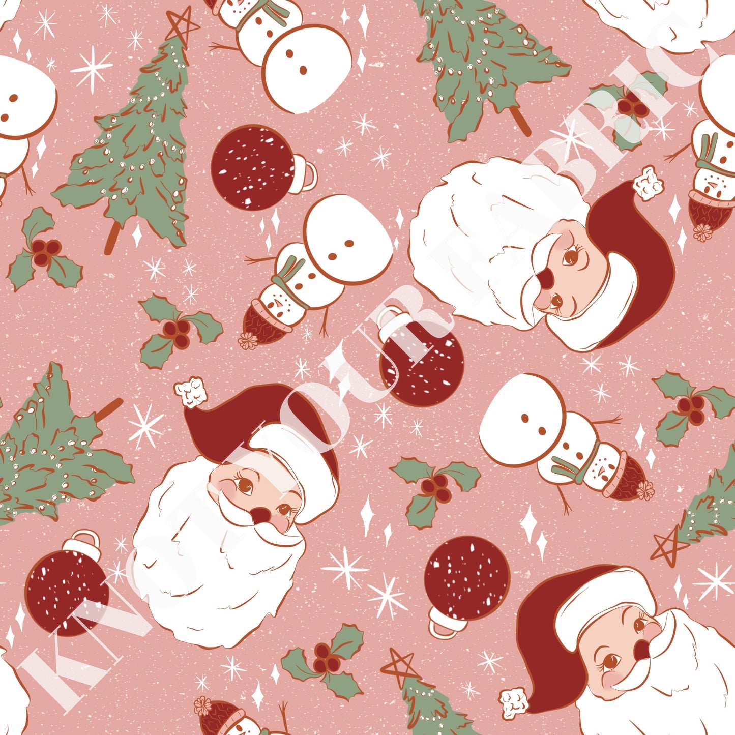 PRE-ORDER Girly Pink Santa