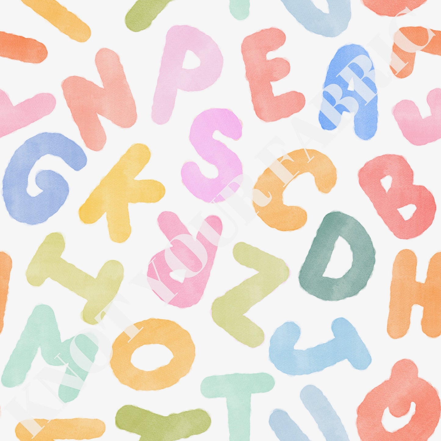 PRE-ORDER Watercolor Alphabet