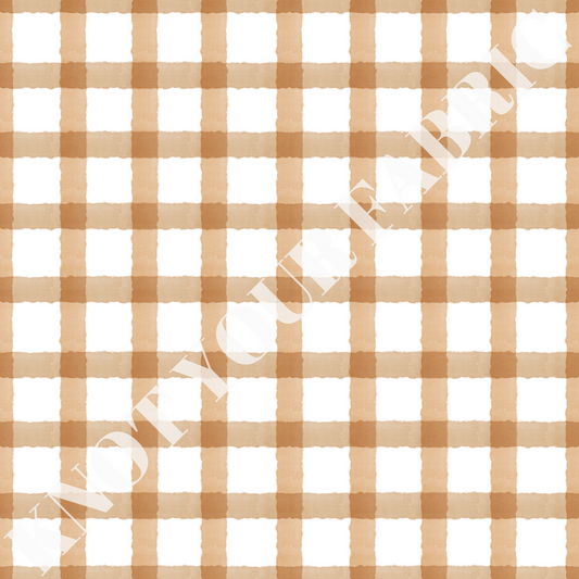 PRE-ORDER Brown Gingham