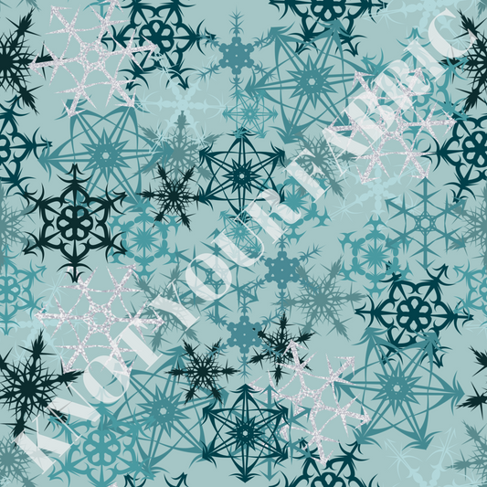 PRE-ORDER Blue Snowflakes