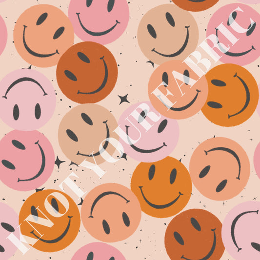 PRE-ORDER Muted Orange Smileys