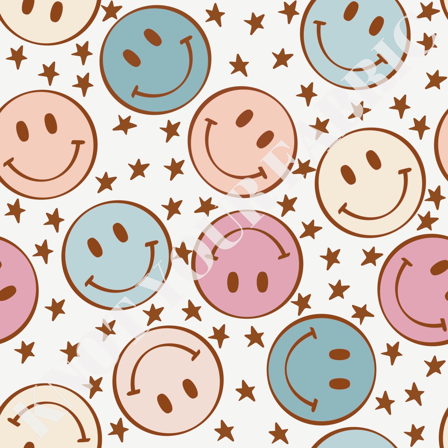 PRE-ORDER Pink Smiley Stars