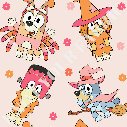PRE-ORDER Pink Halloween Dog