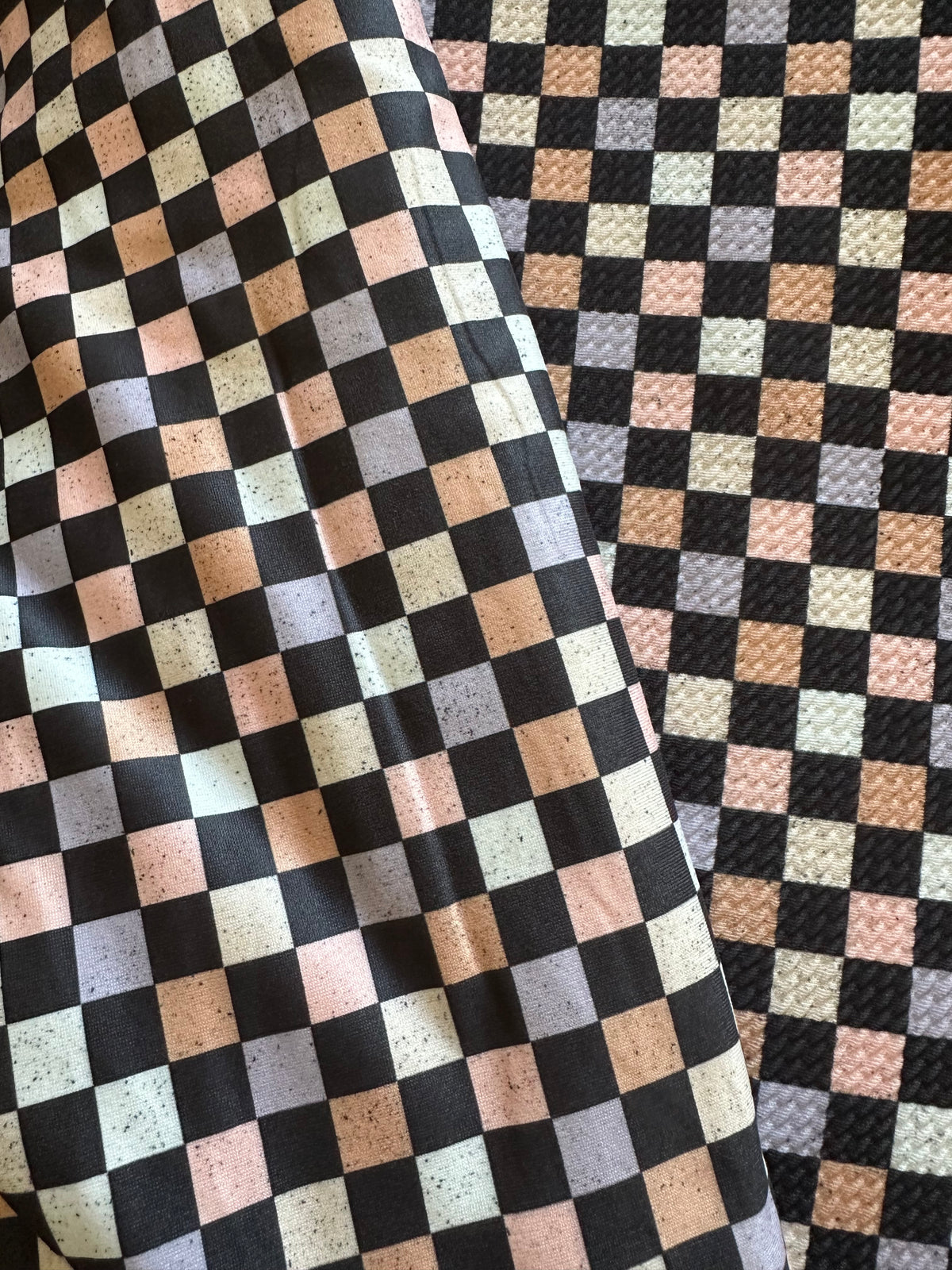 Muted Halloween Checkered