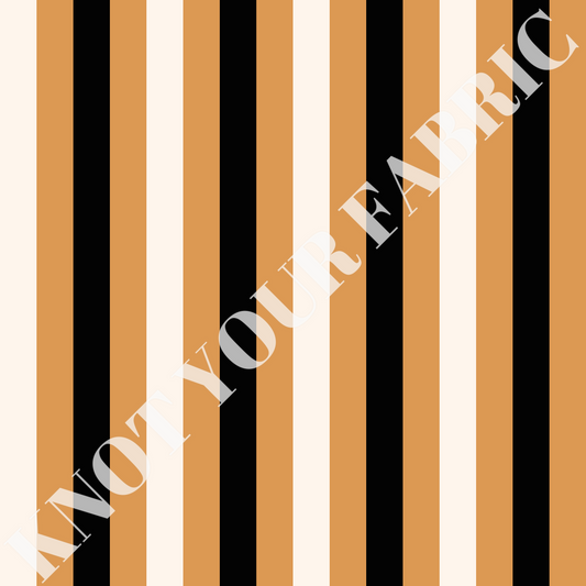 PRE-ORDER Orange & Black Halloween Stripes