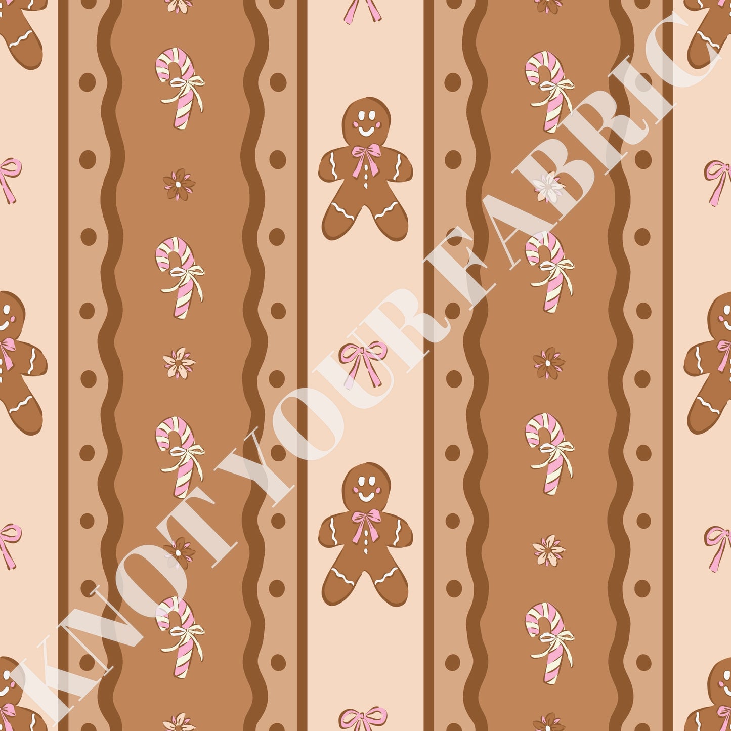 PRE-ORDER Gingerbread Stripes