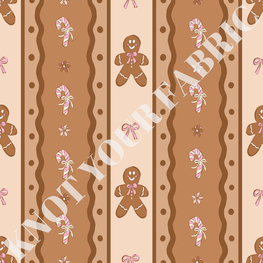 PRE-ORDER Gingerbread Stripes