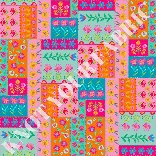 PRE-ORDER Hippie Floral Patchwork