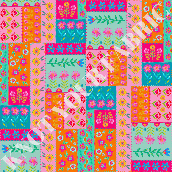 PRE-ORDER Hippie Floral Patchwork