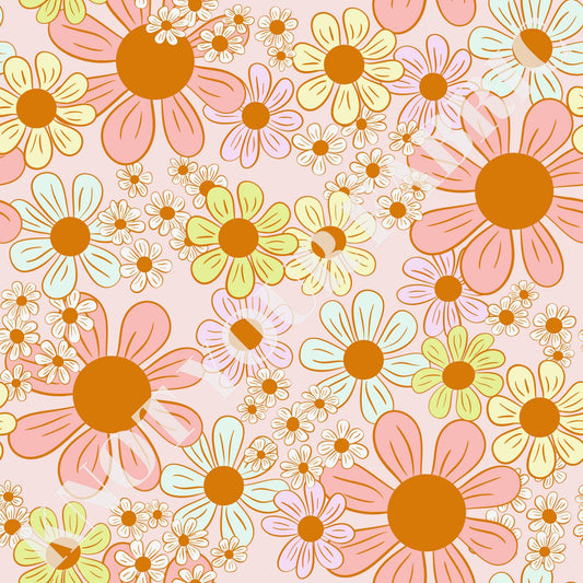 PRE-ORDER Bright Pastel Spring Retro Floral