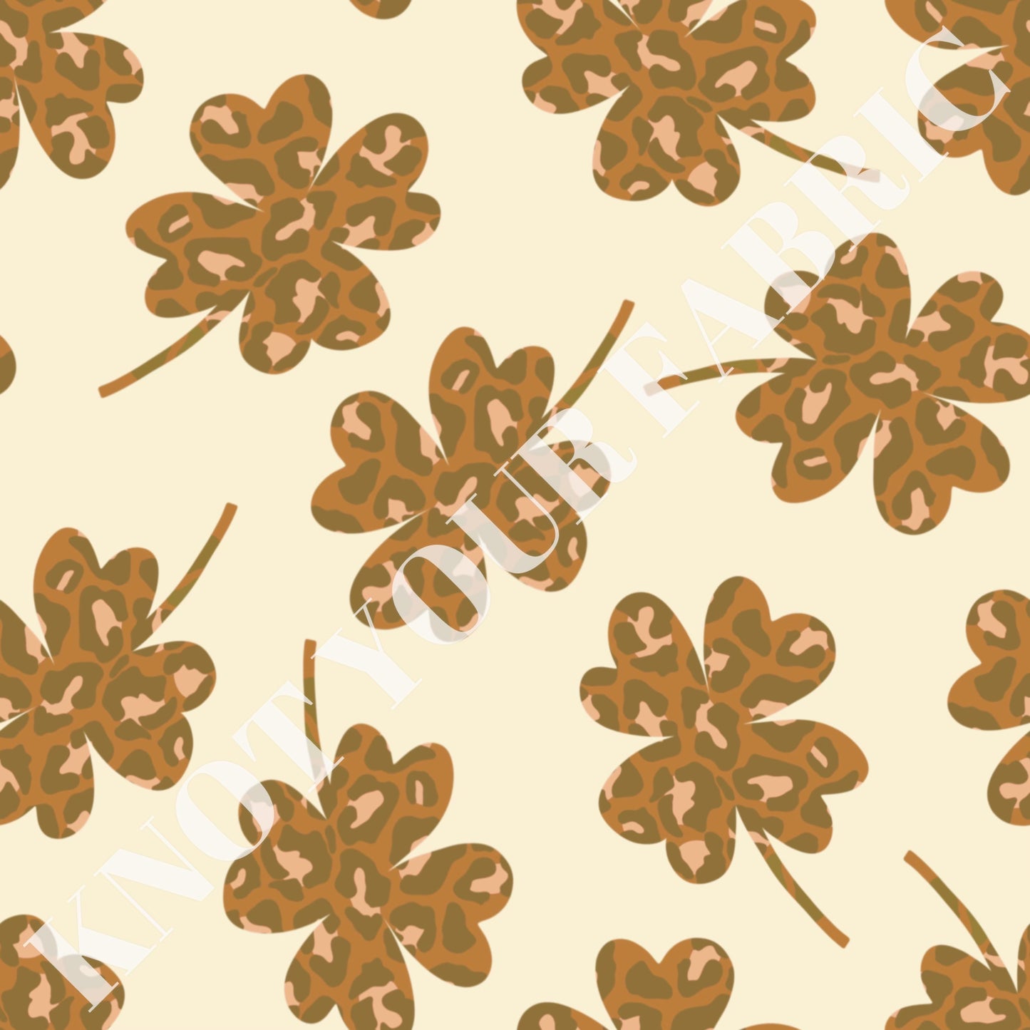 PRE-ORDER Brown Cheetah Clovers