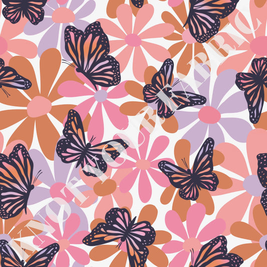 PRE-ORDER Butterflies Floral Ombre