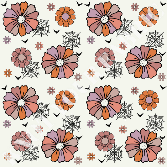 PRE-ORDER Halloween Webs & Florals