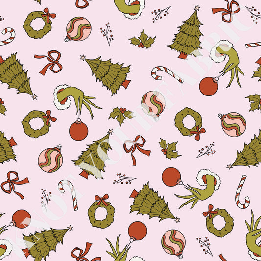 PRE-ORDER Vintage Green and Red Xmas