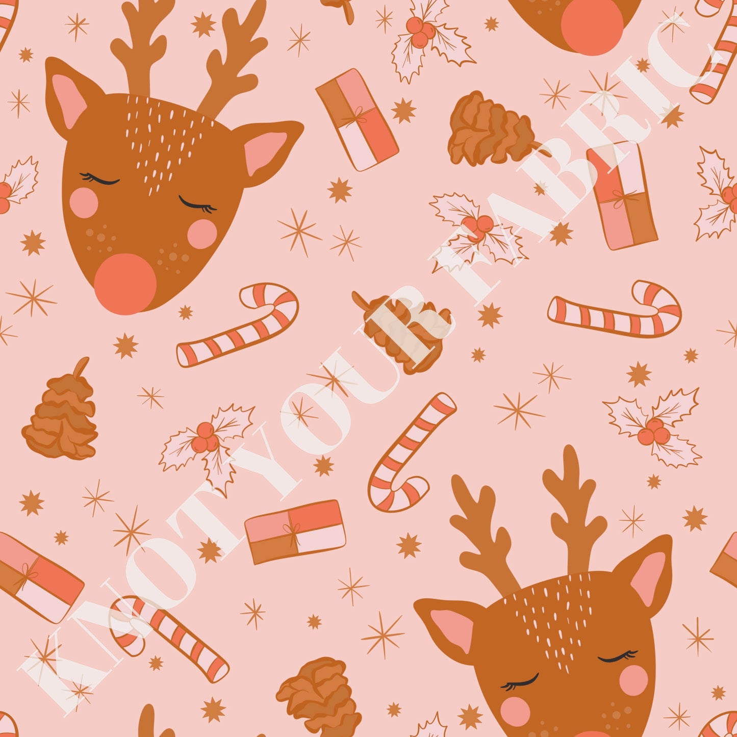 PRE-ORDER Pink Christmas Reindeer