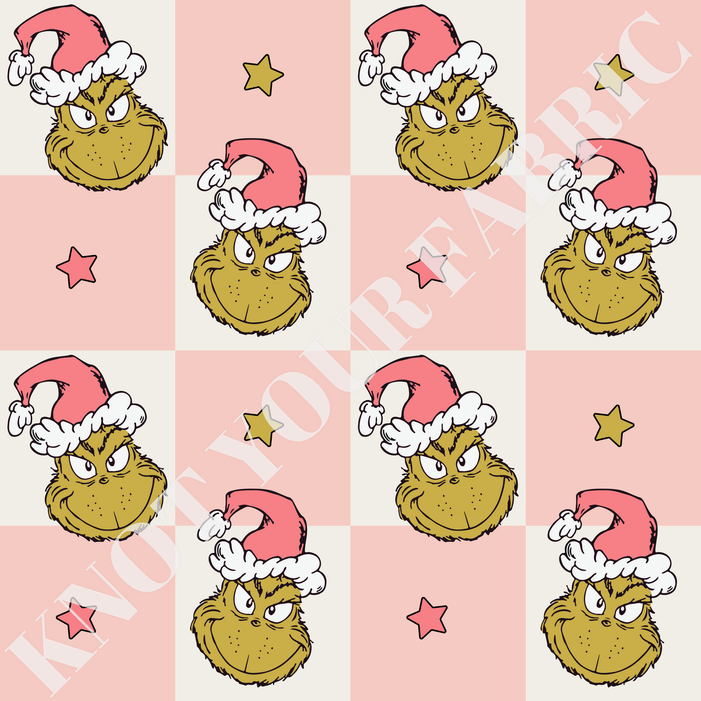 PRE-ORDER Pink Checkered Green Xmas