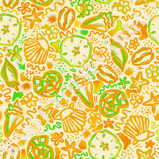 PRE-ORDER Orange Green Shells