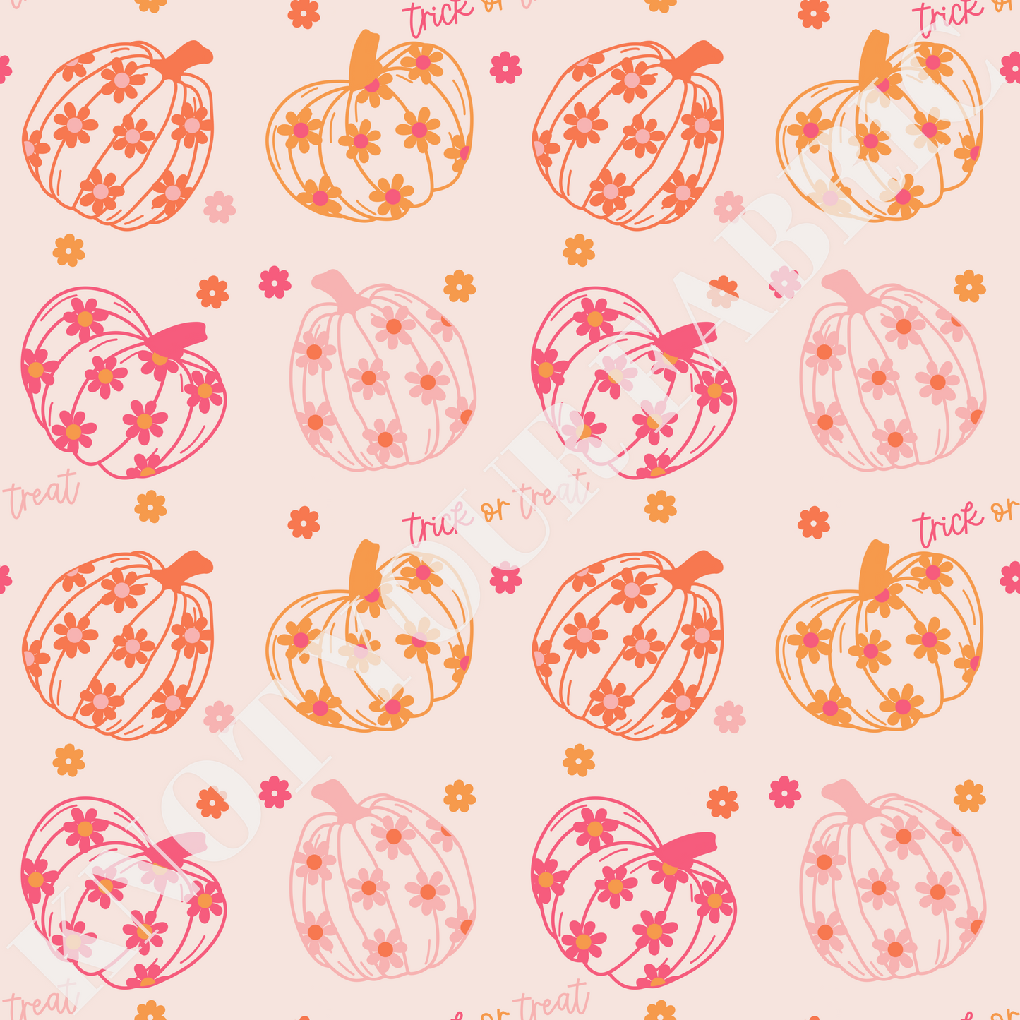 PRE-ORDER Girly Floral Pumpkins