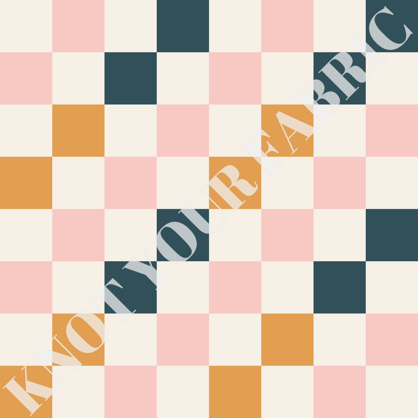 PRE-ORDER Mango/Teal/Pink Checkered