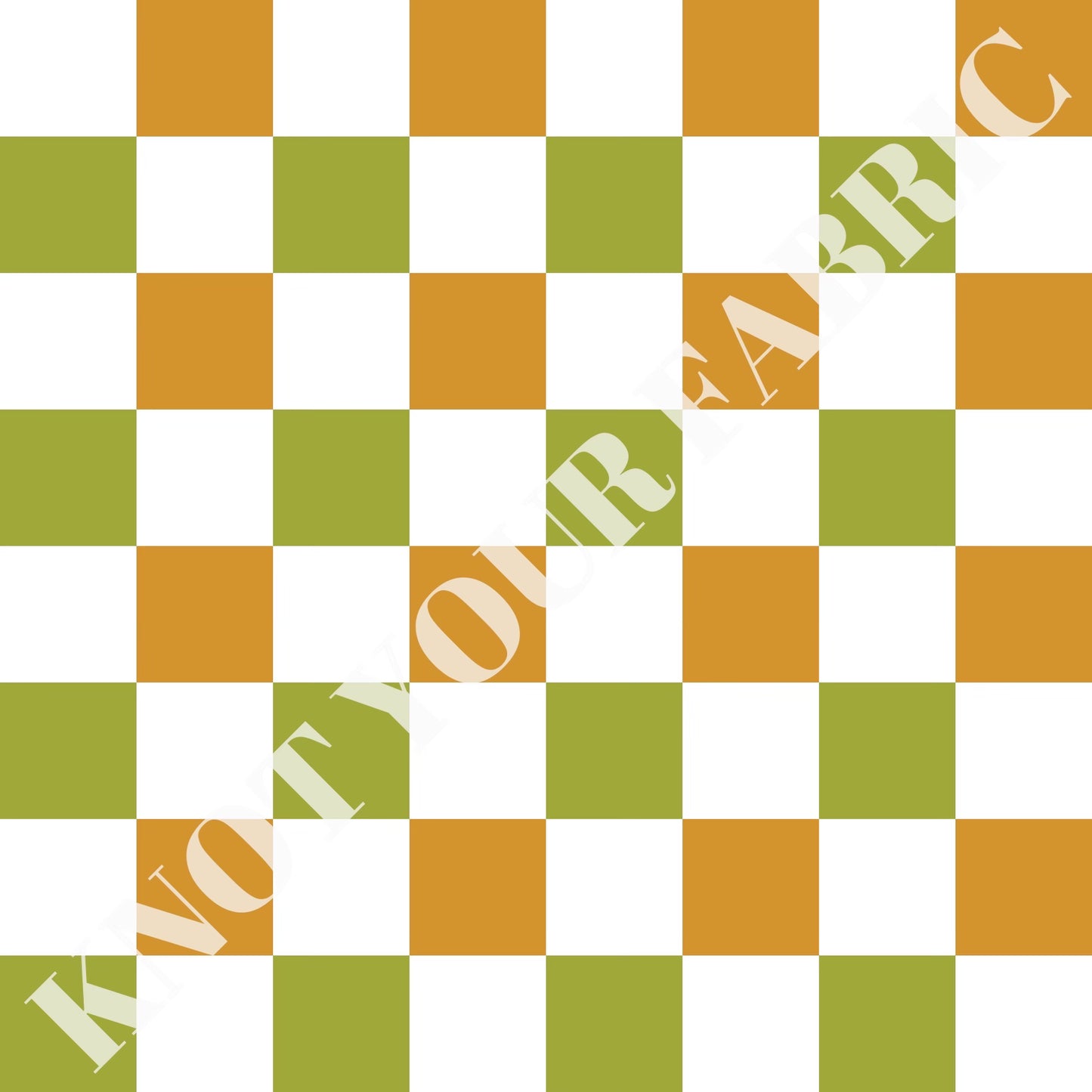 PRE-ORDER Green and Orange Checkered