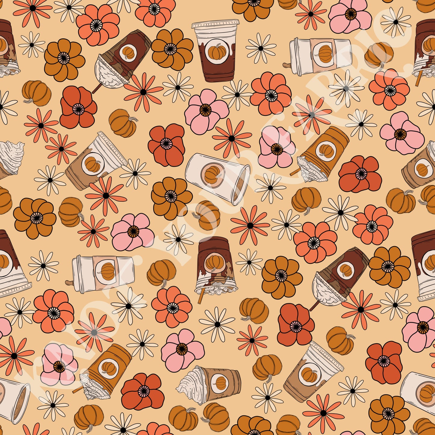 Pumpkin Spice Flowers