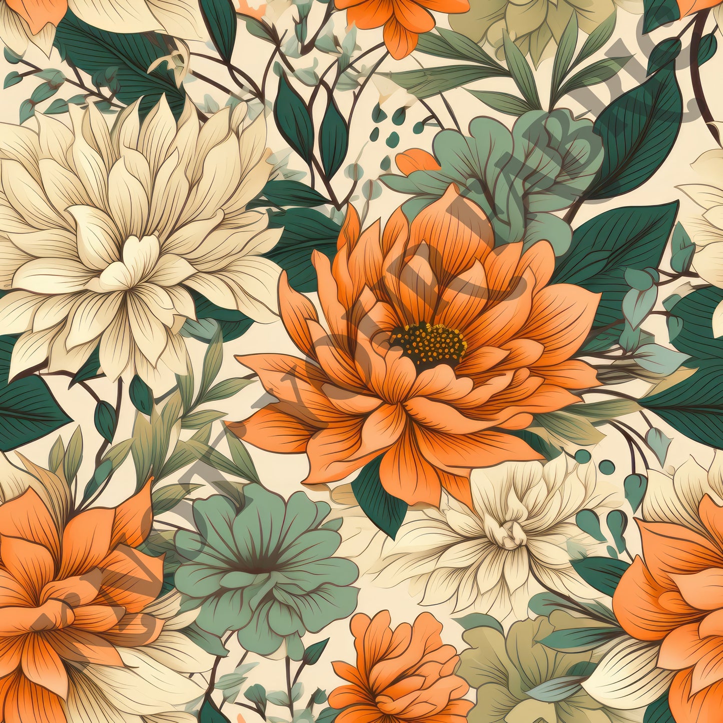 PRE-ORDER Boho Orange Flora