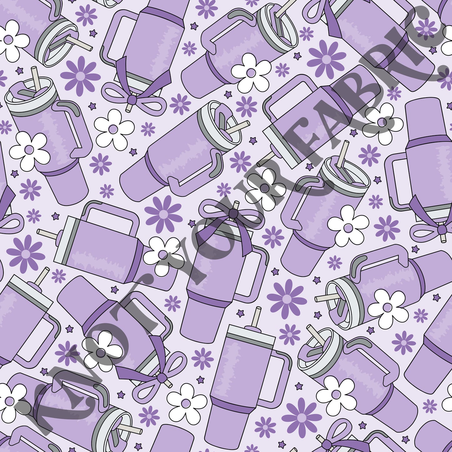 PRE-ORDER Purple Floral Cup