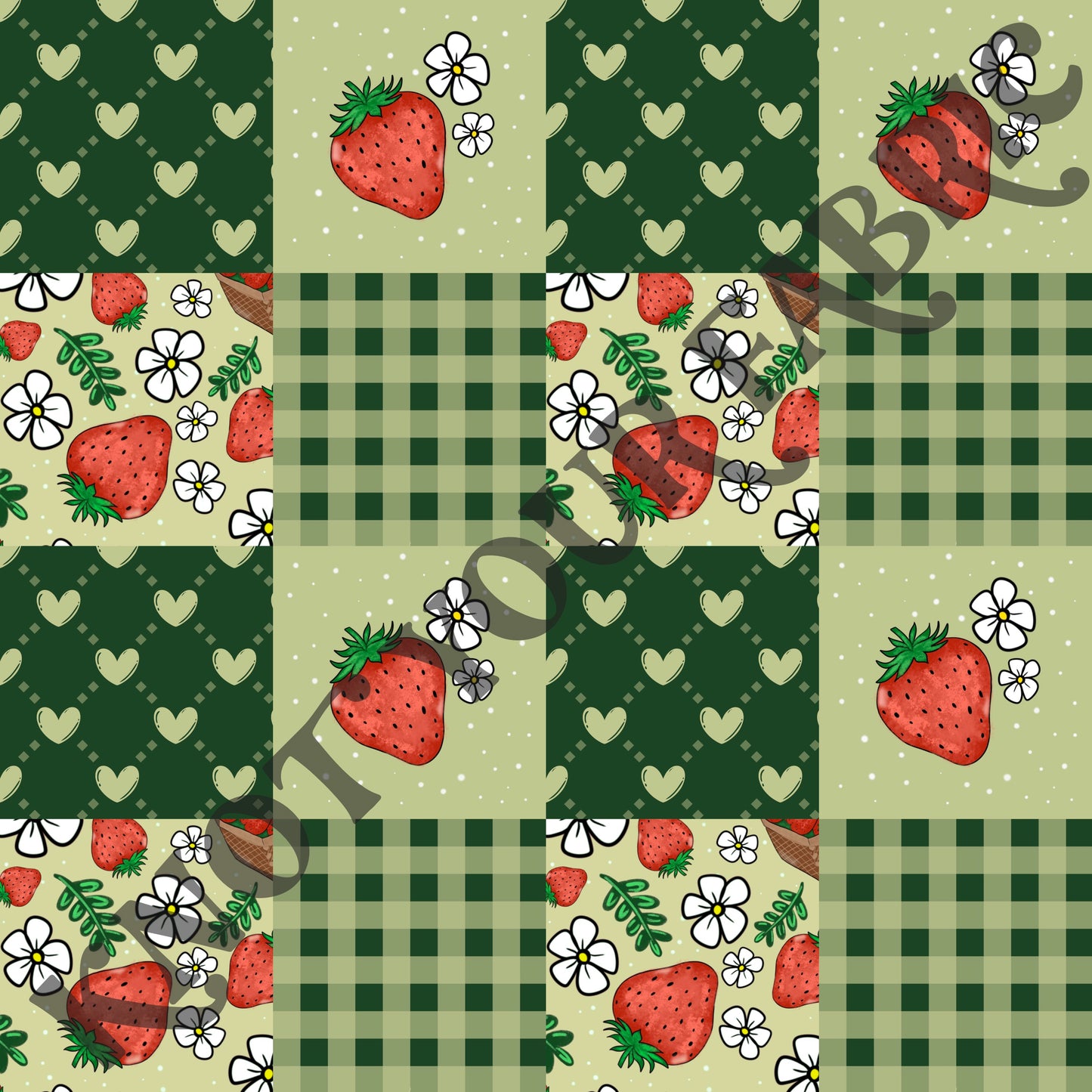 PRE-ORDER Strawberry Basket Patchwork