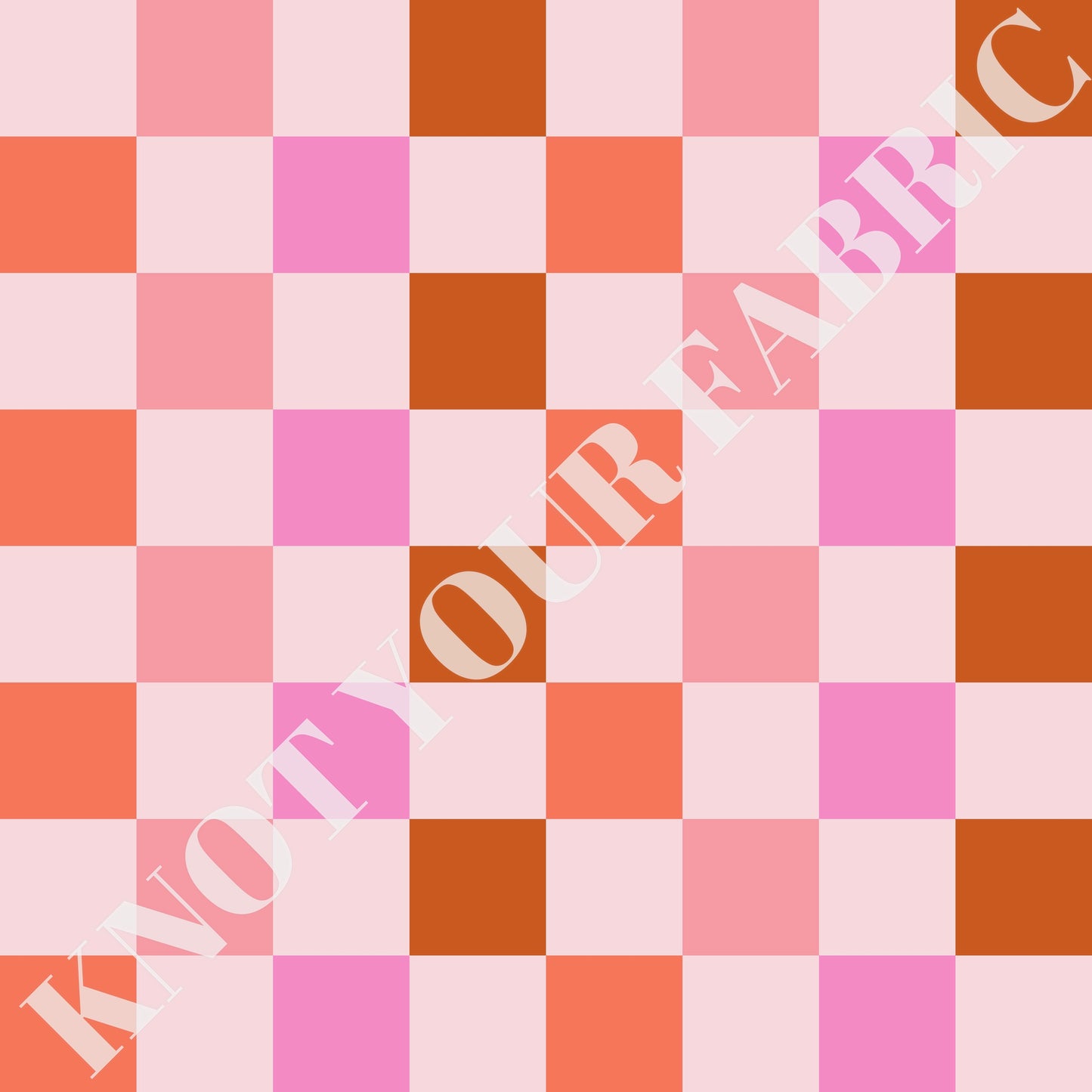 PRE-ORDER Pink Orange Checkered