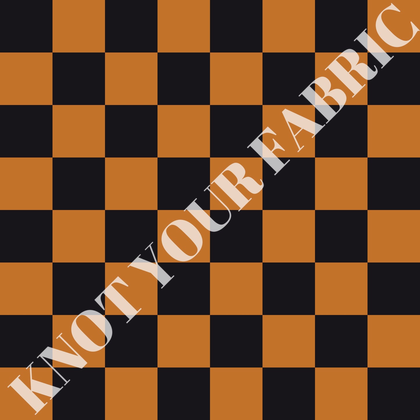 PRE-ORDER Orange and Black Checkers