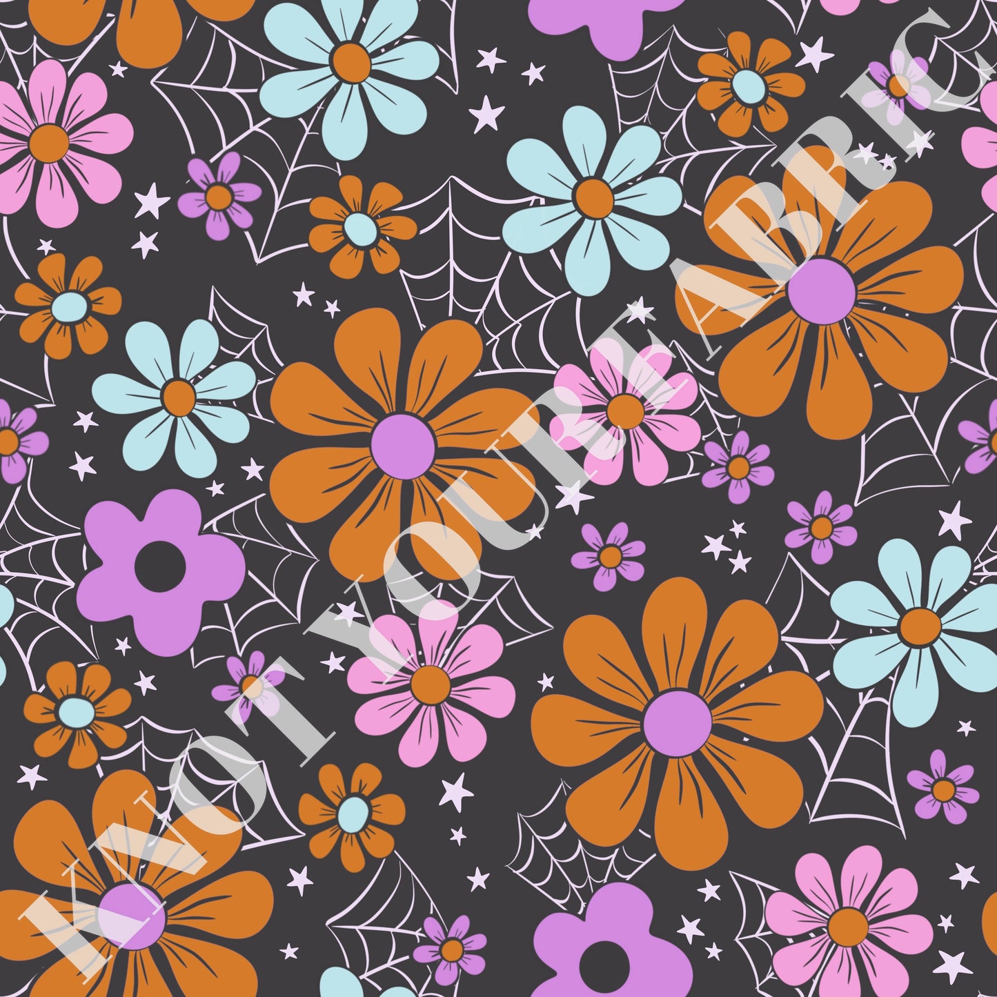 PRE-ORDER Halloween Web Florals