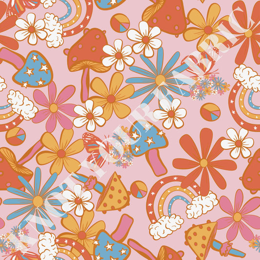 PRE-ORDER Bright Butterfly Mushroom Florals