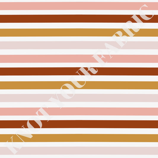 PRE-ORDER Mustard and Burgandy Stripes