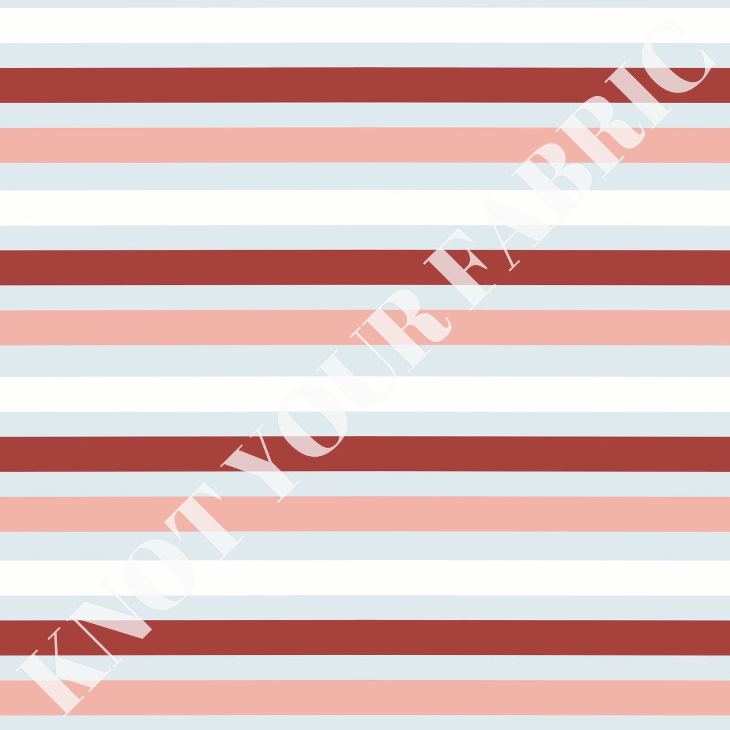 PRE-ORDER Light Peach and Blue Stripes