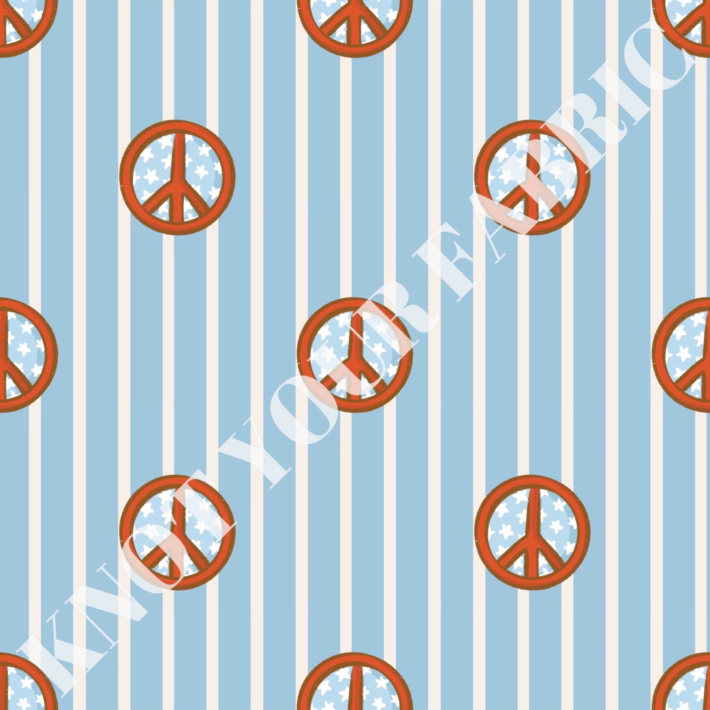 PRE-ORDER Stripe Peace Fourth of July