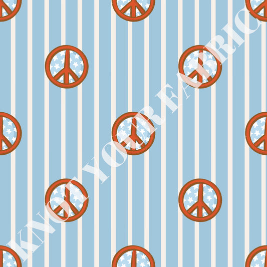 PRE-ORDER Stripe Peace Fourth of July